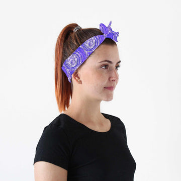 Bandana Sabrina Robertson Purple